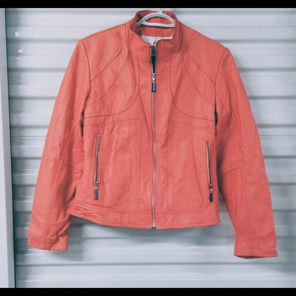 orange cotton jacket